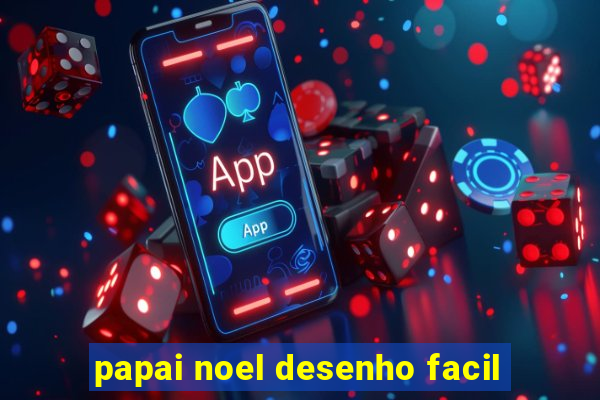 papai noel desenho facil